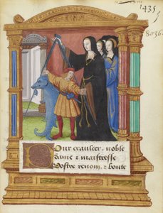 BNF Fr2285 Fr2285 f5r - بوصلة الدلفين بواسطة Maitre de Philippe de Gueldre