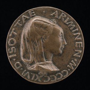 Isotta degli Atti، 14321433-1474، Mistress 1446، then زوجة بعد 1453 من Sigismondo Malatesta [obv
