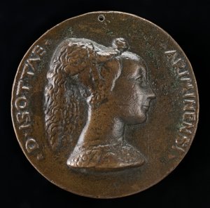 Isotta degli Atti، 14321433-1474، Mistress 1446، then زوجة بعد 1453 من Sigismondo Malatesta [obv