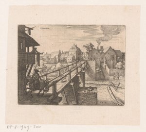 منظر لـ Charenton-le-Pont Charanton (العنوان على الكائن) سبع مناظر طبيعية ومناظر مدن فرنسية (عنوان السلسلة) بواسطة ماثيو مريان (أنا)