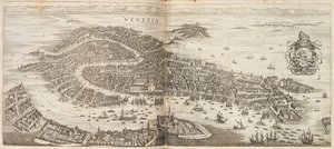 بانوراما البندقية. من Newe Archontologia Cosmica بقلم يوهان لودفيج جوتفريد ، 1646.