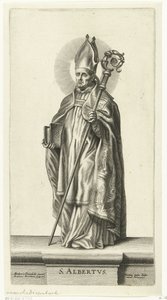 القديس ألبرت S. Albertus (العنوان على الكائن) القديسين (عنوان المسلسل) بواسطة مارتينوس فان دن إندي (أنا)
