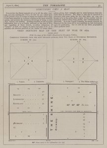 خريطة سطحية للغاية للحرب عام 1870 (ليثو ملون) بواسطة ماثيو 