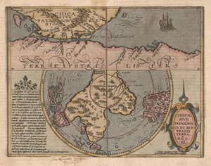 Chica sive Patagonica et Australis Terra من Geographisches Handtbuch ، 1600 بواسطة ماتياس كواد