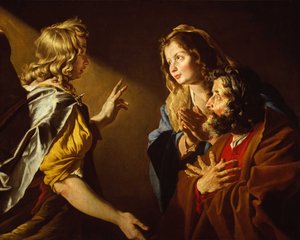 إعلان ولادة شمشون ، ج. 1630-1631.