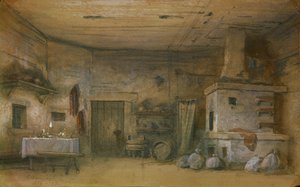 تصميم المسرح لأوبرا فاكولا سميث بقلم تشايكوفسكي ، 1876