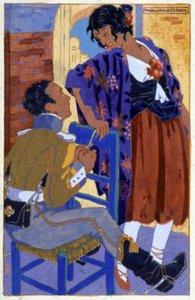 دون جوزيه وكارمن ، ج. 1930 (رسم توضيحي)