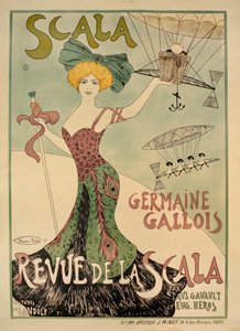 ملصق Revue de la Scala ، 1901
