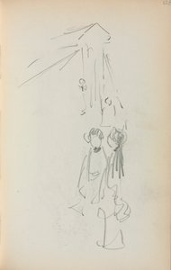كراسة الرسم الإيطالية: الأشكال صفحة 128 ، 1898-1899. بواسطة موريس برازيل برندرغاست
