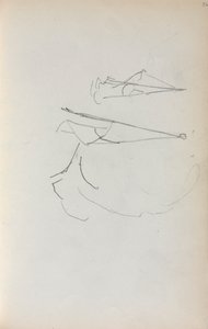 كراسة الرسم الإيطالية: صفحة الأشرعة 36 ، 1898-1899. بواسطة موريس برازيل برندرغاست