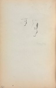 كراسة الرسم الإيطالية: ملفان الشخصيان صفحة 258 ، 1898-1899.
