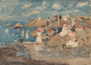 ريفير بيتش ، ج. 1896.