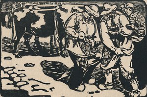 سوق أوفرن - من Au Pied Des Puys ، 1919 بواسطة موريس بوسيت