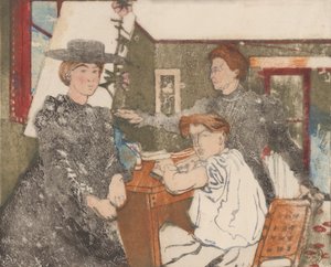 عائلة حفارة 1898. بواسطة موريس ديلكورت