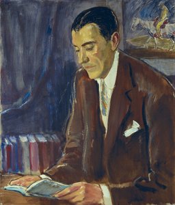 صورة لبيريز دي أيالا ، رامون (1888-1962) ، كاتب إسباني (زيت على قماش) بواسطة موريس فروكس