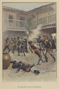 An episode during the Siege of Saragossa بواسطة موريس هنري (بعد) أورانج