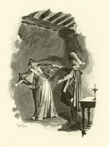 رسم توضيحي للفرسان الثلاثة (نقش) بواسطة موريس ليلوار