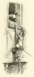 Illustration for The Three Musketeers (engraving) بواسطة موريس ليلوار