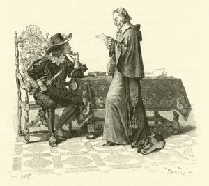 Illustration for The Three Musketeers (engraving) بواسطة موريس ليلوار