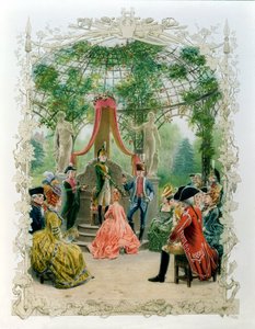 حفل بدء الماسونية للسيدة الماسونية في عام 1785 ، 1890 بواسطة موريس ليلوار