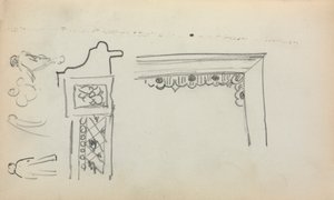 كراسة الرسم الإيطالي: التفاصيل والأشكال المعمارية (صفحة 199)