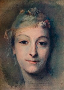 Mademoiselle Fel ، c1756 بواسطة موريس كوينتين دي لا تور