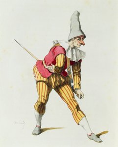 Giangurgolo في عام 1625 ، بواسطة موريس ساند (1823-1889) بواسطة موريس ساند