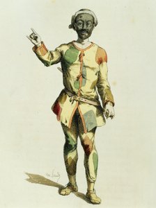 Harlequin في عام 1570 ، بواسطة موريس ساند (1823-1889) بواسطة موريس ساند