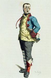 Stenterello في عام 1858 ، بواسطة موريس ساند (1823-1889) بواسطة موريس ساند