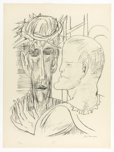 Christ and Pilate, plate 15 from Day and Dream بواسطة ماكس بيكمان