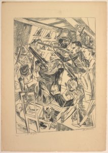 The Last Ones, plate ten from Die Hölle بواسطة ماكس بيكمان