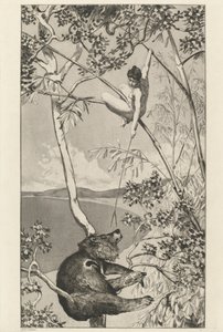 Bear and Elf Bär und Elfe: pl.1 ، نُشر عام 1881. بواسطة ماكس كلنجر