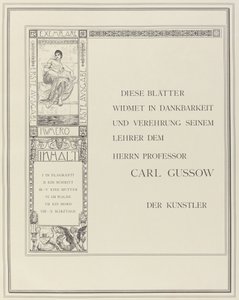 التفاني ، 1883. بواسطة ماكس كلنجر