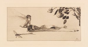 Opus VI ، من إعادة صياغة حول العثور على قفاز ، 1881. بواسطة ماكس كلنجر