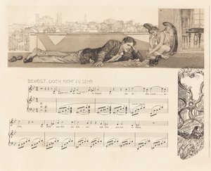 Opus XII ، برامز فانتسي ، 1894. بواسطة ماكس كلنجر