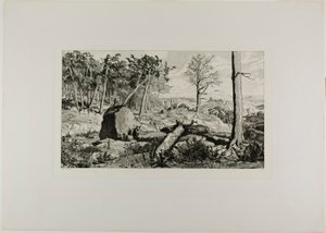 Simplicius in the Solitude of the Forest ، اللوحة العاشرة من Intermezzos بواسطة ماكس كلنجر
