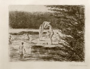 M.Liebermann ، الاستحمام الأولاد بواسطة ماكس ليبرمان