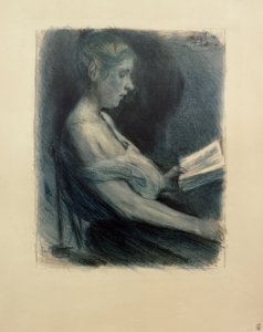 M.Liebermann ، قراءة الفتاة بواسطة ماكس ليبرمان