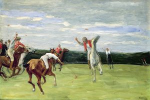 لاعب بولو في Jenischpark ، هامبورغ ، 1903 بواسطة ماكس ليبرمان