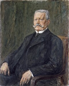 صورة للرئيس بول فون هيندنبورغ 1847-1934 ، بقلم ماكس ليبرمان (1847-1935) متحف ولاية ساكسونيا السفلى ، هانوفر بواسطة ماكس ليبرمان