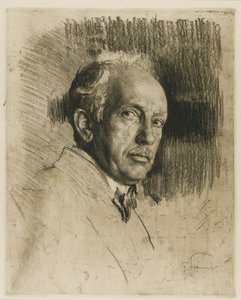 صورة الملحن ريتشارد شتراوس 1864-1949 ، ج. 1914. بواسطة ماكس ليبرمان