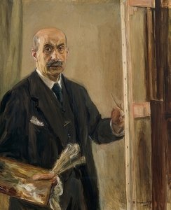 صورة ذاتية في الحامل. 1916 بواسطة ماكس ليبرمان