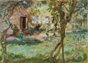 حديقة بسرير وطي. 1914 بواسطة ماكس Slevogt