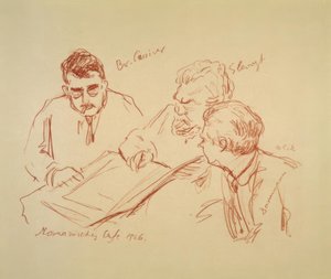 مقهى Romanisches 1926 بواسطة ماكس Slevogt