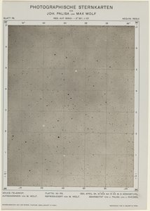 مخططات نجوم التصوير الفوتوغرافي 24 أبريل 1901 ، 480. المؤلفون: ماكس وولف ، يوهان باليزا. بواسطة ماكس وولف ويوهان باليزا
