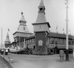 الركن البحري ، معرض عموم روسيا ، نيجني نوفغورود ، روسيا ، 1896.