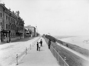 ستريلكا ، التقاء نهري الفولغا وأوكا ، نيجني نوفغورود ، روسيا ، 1896