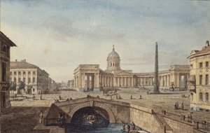كاتدرائية كازان في سانت بطرسبرغ ، 1817