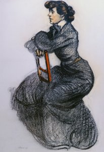 كوليت ، c.1906-7 (الفحم والباستيل)