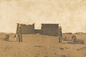 دروموس دو تمبل دي سيبونا ، ٣ أبريل ١٨٥٠. بواسطة ماكسيم دو كامب